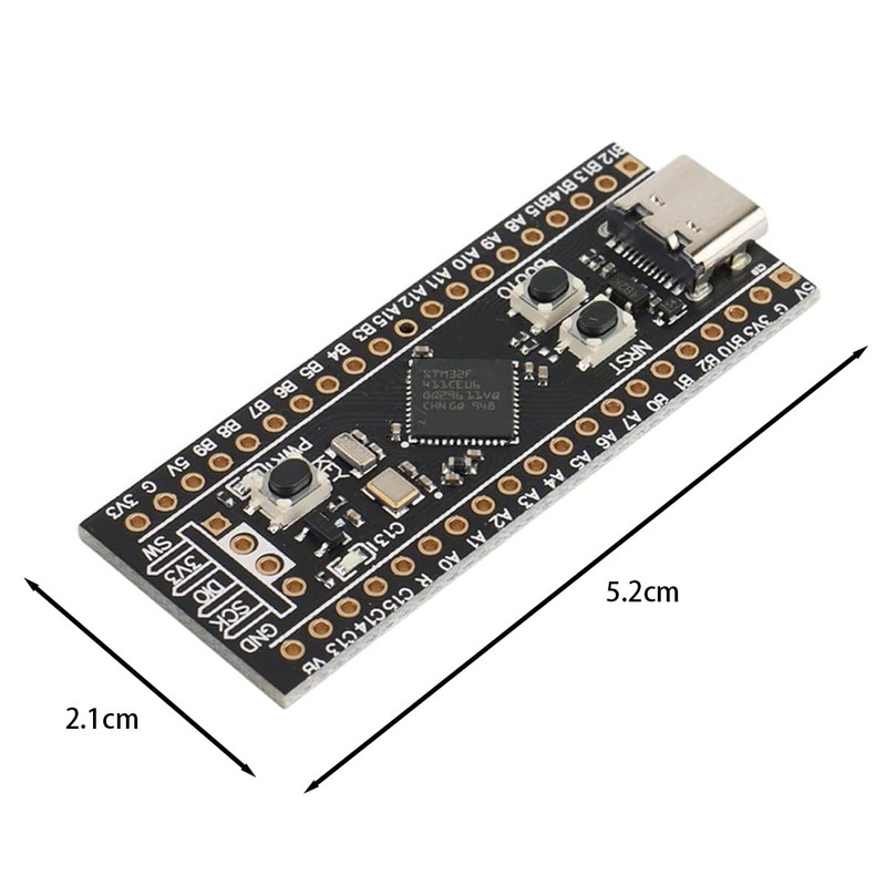 Laroal STM32F411 Development Board, STM32F411CEU6 STM32F4 Learning Board, Support for