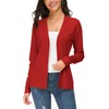 Urban CoCo Women's Long Sleeve Open Front Knit Cardigan Sweater