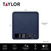 Taylor Pro Large Display Digital Dual Kitchen Scales, 5kg, Black