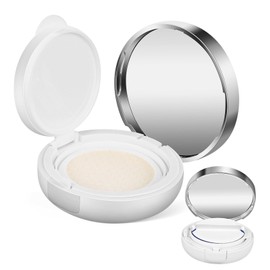 Baluue Portable Powder Puff Box 2 Pack for Women's Loose Powder Storage