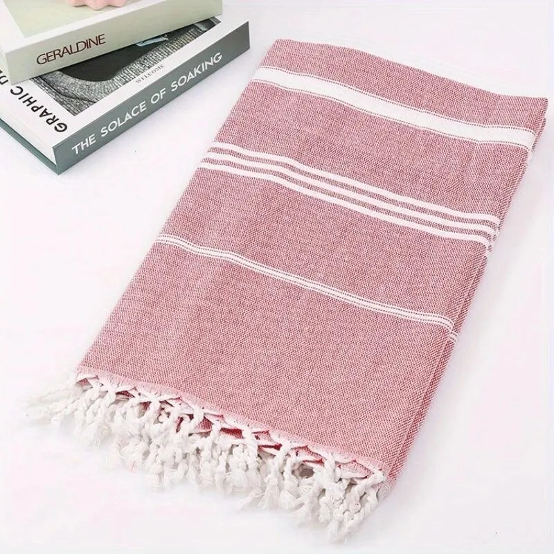 Turkish Beach Towel for Adults – Oversized Quick-Dry Cotton Towel