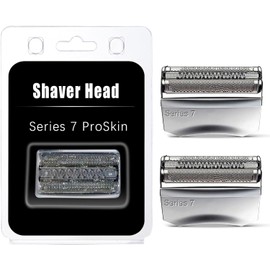HONGNAL 2Pack Series 7 Replacement Head for Braun Series 7 Foil Shaver Replacement Heads Compatible with 70s Replacement Compatible with Series 7 Shavers 70s 720,750CC, 760CC,790CC,9565 Foil Shaver