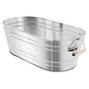 BIRDROCK HOME Stainless Steel Beverage Tub with Stand - Bottom