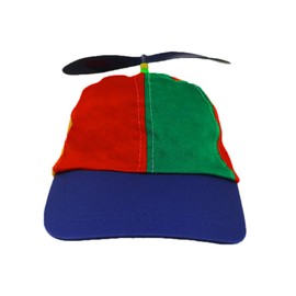 NOVELTY GIANT WWW.NOVELTYGIANT.COM Adult Propeller Brightly Colored Baseball Hat Multicolored
