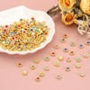 PATIKIL 100 Pcs Flower Crystal Rhinestone Embellishments, 13mm Flatback Glass