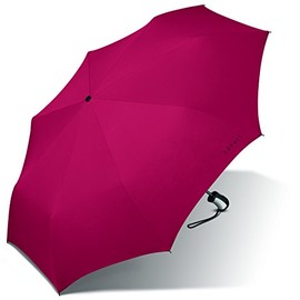Esprit Easymatic 3-Section Light Pocket Umbrella, 28 cm Red