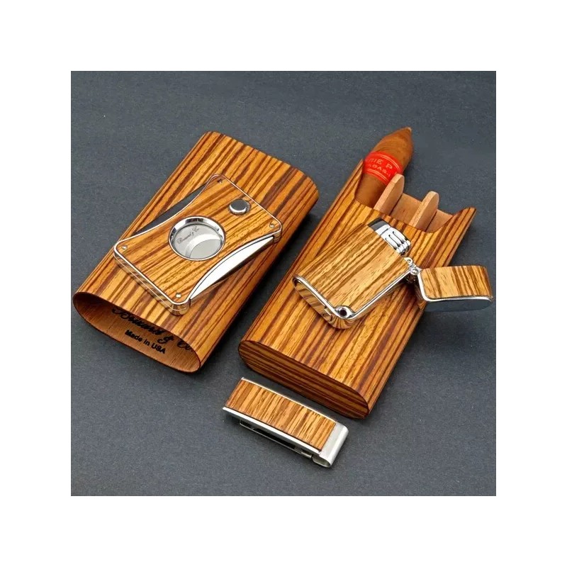 BRIZARD & CO NANO SERIES 2 CIGAR TORCH LIGHTER WENGE