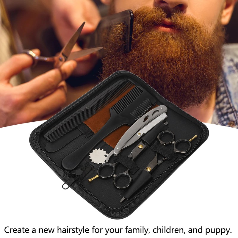 Hair Cutting Scissors Set Haircut Shears Comb Barber Scissors Tools
