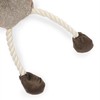Rosewood Teddy Twister Dog Toy, grey