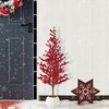 Glitzhome 41" H Artificial Christmas Porch Tree, Mini Table Top