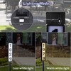 ATDAWN Solar Lighted House Address Numbers Sign, Solar Powered House