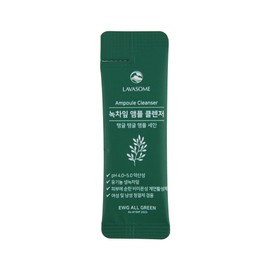 Laba Island Lava Island Travel Green Tea Leaf Ampoule Cleanser 4g / 라바섬 여행용 녹차잎 앰플 클렌저 4g X 10EA