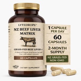 60 Pack NZ Beef Liver Capsules (60)
