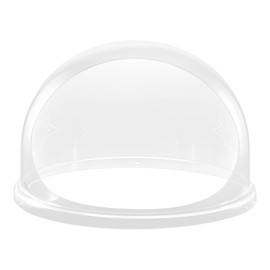 VEVOR Cotton Candy Machine Cover 21 Inch, Acrylic Dome Bubble Shield Compatible with 20 inch Commercial Cotton Candy Floss Maker Bowl for Party, Shops, Bottom Groove Design, Transparent