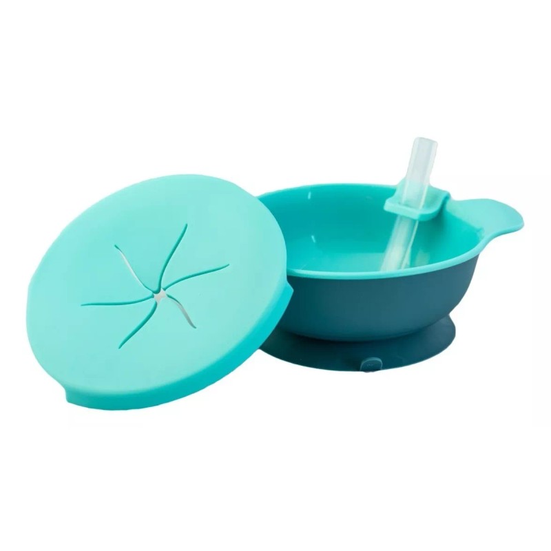 Papu Baby Mayoreo 6 Platos Para Snack Papubaby Con Popote