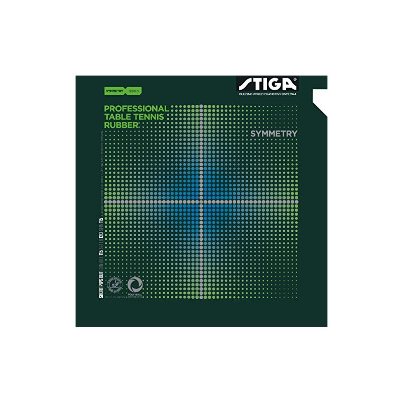 STIGA(スティガ) 卓球 ラバー 表ソフトラバー シンメトリー レッド 中厚 1709180518