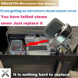WB24X799 Steam Gas Sensor Fit for GE Microwave, WB24X799 Microwave Humidity Steam Gas Sensor