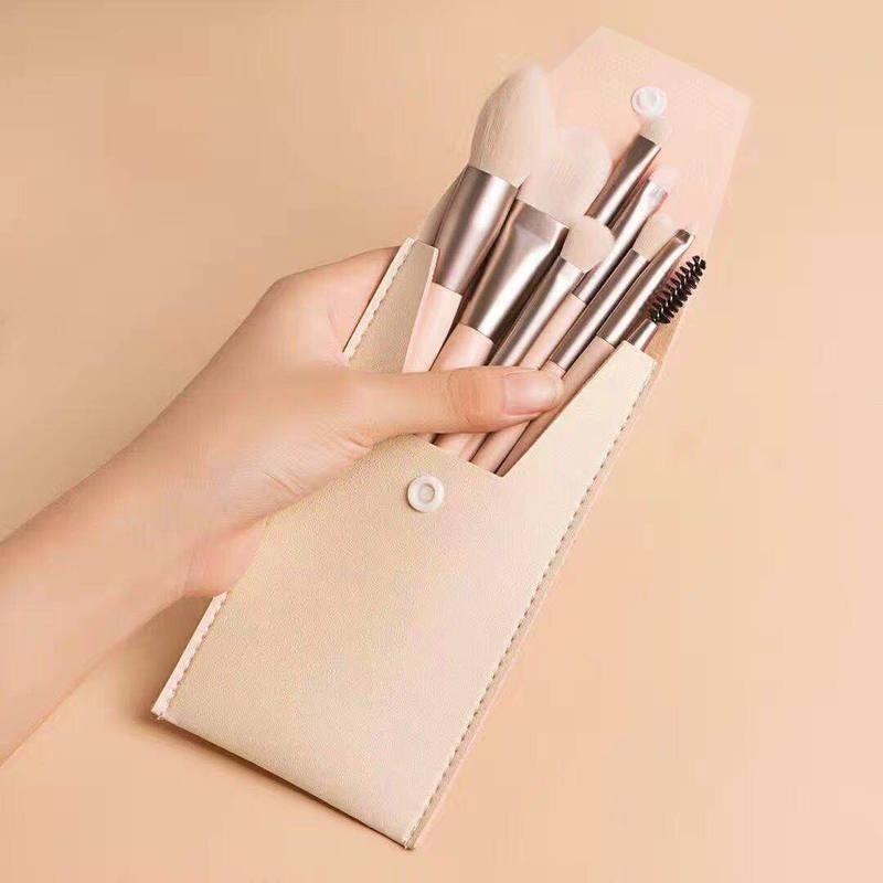 Laboel Portable Cosmetic Makeup Brush Set Blush Travel Makeup Brush