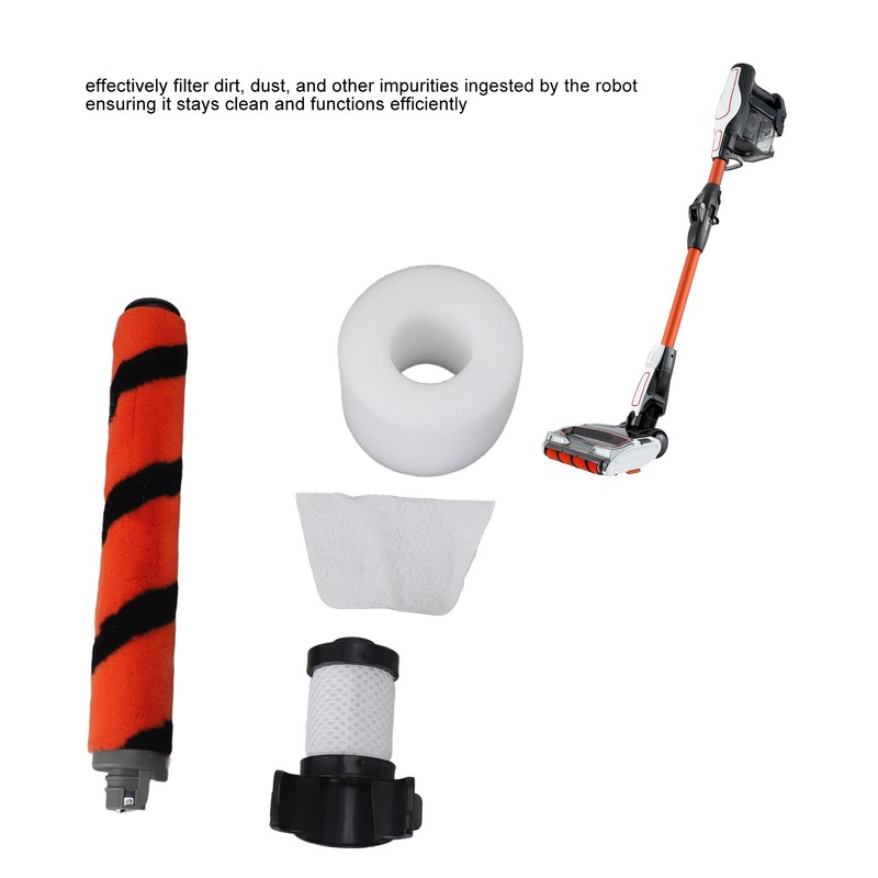 Vacuum Cleaner Foam Felt Filters with Roller Brush Foam Felt