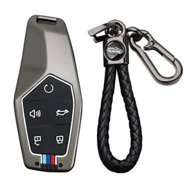 TECART - Funda para llave MG ONE 2022 de aleación de zinc para llave de coche, accesorios para llave de 5 botones, color negro