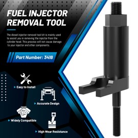 Kit de herramientas de extracción de inyector de combustible de repuesto para 3418 compatible con Ford Powerstroke Diesel 2011-2018 F-250 F-350 F-450 F-550