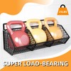 XGVIEGZ Hanging Wire Fruit Basket with Adhesive Hooks, Hanging Fruit