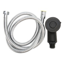 Shampoo Bowl Sprayer Head and Hose Set 2 Gear Anti Splashing Sink Sprayer 120cm Flexible Pipe for Salon Barbershop