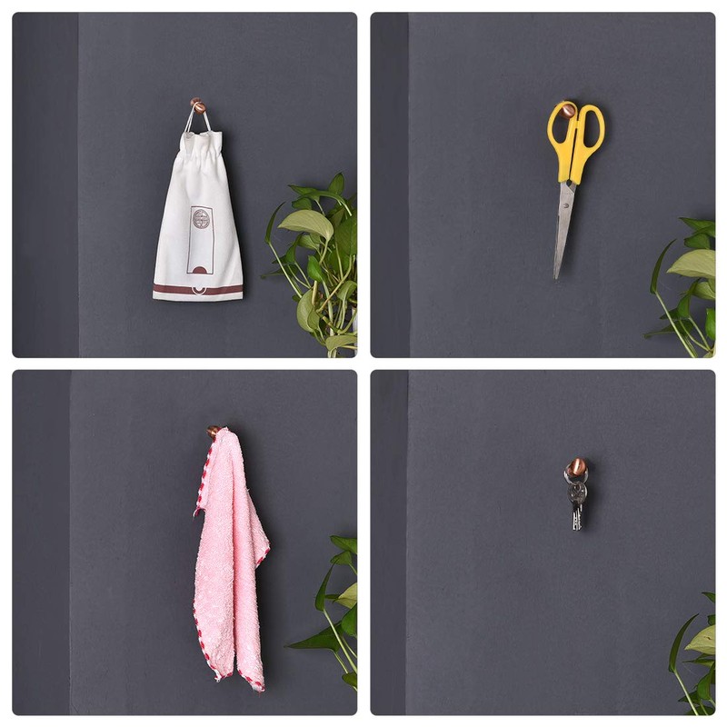 sourcing map Wall Hook Robe Towel Hook Wall Mounted Coat