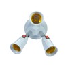 YCSSSD 3 in 1 Light Socket Splitter Adapter, E26/E27 Socket
