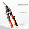 AIMALL Heavy Duty Aviation Tin Scissors Set - 3-Piece Metal