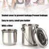 Brush Washing Bucket Stainless Steel Material Easy Carry Painting Supply
