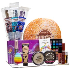 Better Display Cases Acrylic Makeup Palette & Beauty Supply Holder with Wall Mount - 12" x 6" x 6" (A110/HD101)