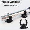 12-Pack Multi-Use Aquarium Suction Mounts , 2.5cm Secure Clips ,