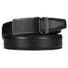 CHAOREN Men's Leather Belt, Auto-Lock Type, No Holes, Business Suit
