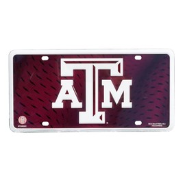 Rico Texas A&M Aggies Multi-Color Standard 12x6 Metal License Plate Auto Tag