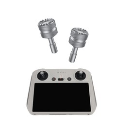 ZJRXM Sticks Control Stick for DJI Mini 3 Pro Accessories, 1 Pair Remote Control Telescopic Rocker Joystick for DJI Mini 3 Pro RC Non-Slip Rocker Thumb (Silver)