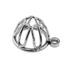 Stainless steel skeletonized cage for men Multi-size fits most men