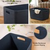 OIAHOMY 75L Large Blanket Basket, Woven Storage Basket with Handle,