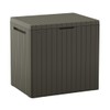 Keter City 30 Gallon Resin Outdoor Storage Box and Patio