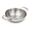 Highkind Tri-Ply Stainless Steel Multi Purpose Heavy Weight Extra Deep,