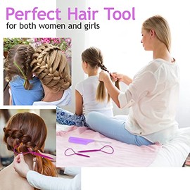 MORGLES Topsy Tail Hair Tool, Hair Braiding Tool for DIY Daliy Hair Styling