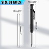 Rybtd Mechanical Carpenter Pencils with 12 Refills 2.8mm Carpenters Pencil