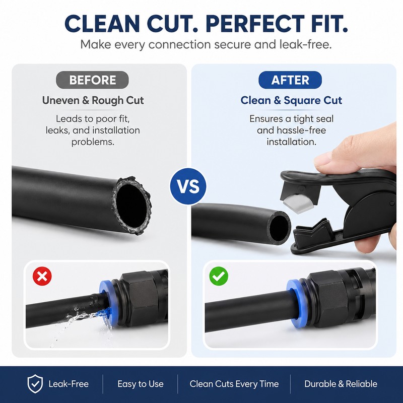 Plastic Tube Cutter for PU, PE & PVC Hose –