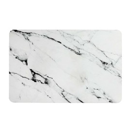 SlipX Solutions Quick-Dry Absorbent Non-Slip Bath Mat (Marble, 17.75" x 13.75")