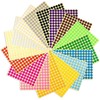 Dot Stickers,16 Sheet 8mm Round Coloured Dots Sticky Dots 3900