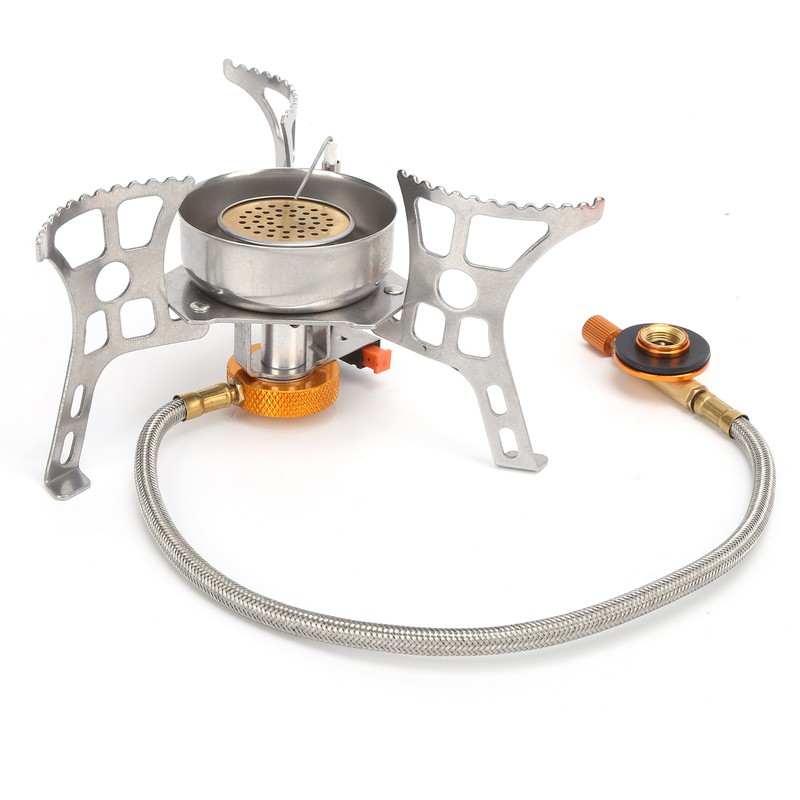 Camping Stove Portable Aluminum Alloy Stainless Steel Practical Outdoor Cooking