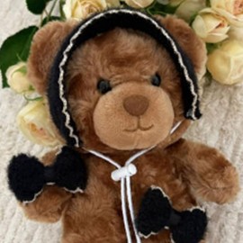 Black Doggy Ribbon Plus String Hair Band (1pc) Fashion S