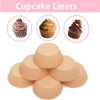 500pcs Natural Cupcake Liners,Muffin Linner, Oil Resistant, high Temperature Resistant,