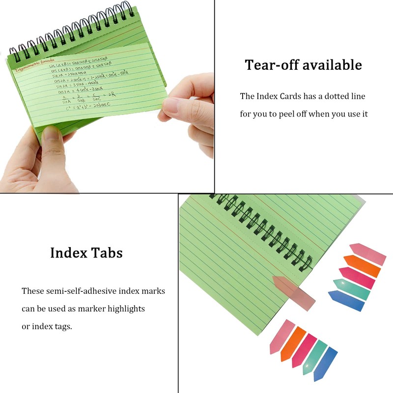 JADE KIT Revision Flash Index Cards 3×5, 400 Sheets Record