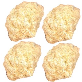 Premium Quartz Geode Set to Break Yourself I Closed I Lucky Geodes I Party Fun I Break Your Own | Magnificent White Crystals (XL, Set of 4)